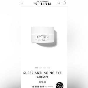 Dr. Barbara Sturm super anti-aging eye cream brand new 15 ml